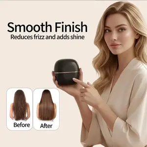 Cordless Portable Heated Hair Straightener Brush | Fast Heating, Adjustable Temperature, Type-C Rechargeable for On-the-Go Use outdoorfun