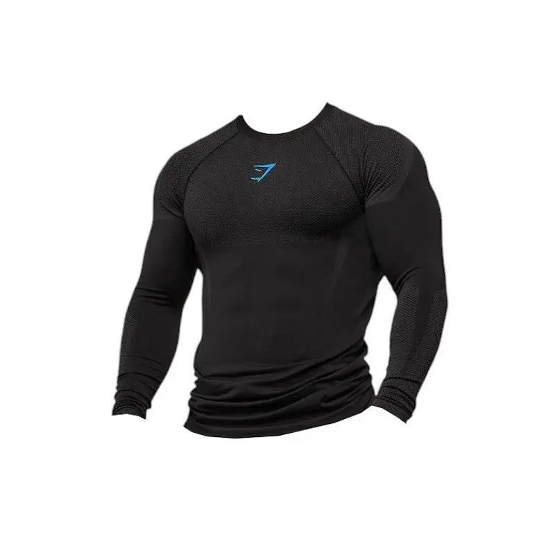 Gymshark Onyx 5.0 Seamless Long Sleeve T-shirt Black/Onyx Grey (men) by StockX Gymshark Onyx 5.0 Seamless Long Sleeve T-shirt Black/Onyx Grey (men) by StockX