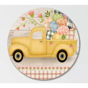 Courtside Market Truck Easter 15x15 Circular Artboard