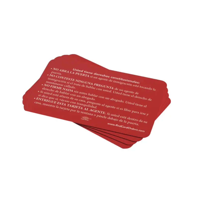 5pcs-Know Your Rights Card - U.S. Citizenship - Your Rights and Duties Under 5th Amendment - Available for Non-Citizens - Critical Information