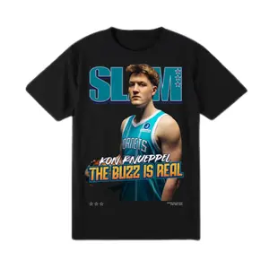 [SLAM] Kon Knueppel The Buzz Is Real shirt, Basketball Rookie Graphic Vintage Streetwear shirt for Charlotte Fans, Game Day Gift