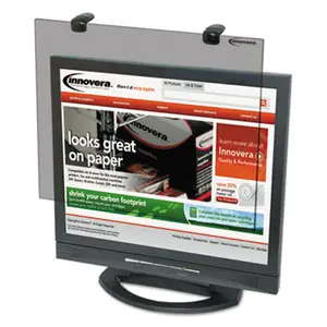 212 MAIN LCD Monitor Dust Cover, Acrylic Panel, Frameless Clip, Neutral Tint, Reduces Glare, Fits 19-20" LCD Monitors, Antireflective Protective Accessory for Household Textiles Storage