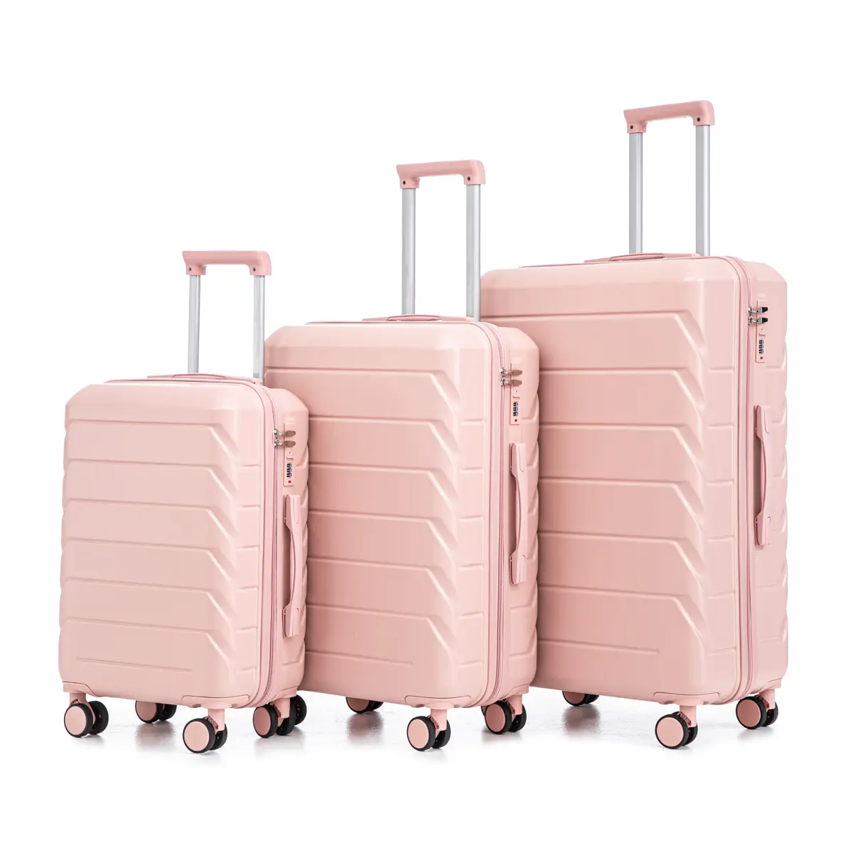 Luggage Sets 3 Piece, Lightweight Luggage 20+24+28 IN, Hardside Expandable Suitcase Set with Combination Lock and Spinner Wheels, Airline Certified Carry-on Luggage
