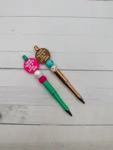 Your Anxiety is a Lying Garden Tool - Beaded Ballpoint Pen