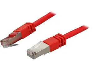 C2G 27267 Cat5e Cable - Snagless Shielded Ethernet Network Patch Cable, Red (25 Feet, 7.62 Meters)