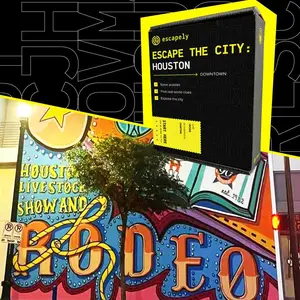 Outdoor Escape Room - Downtown Houston - Find Clues & Solve Puzzles - Escapely
