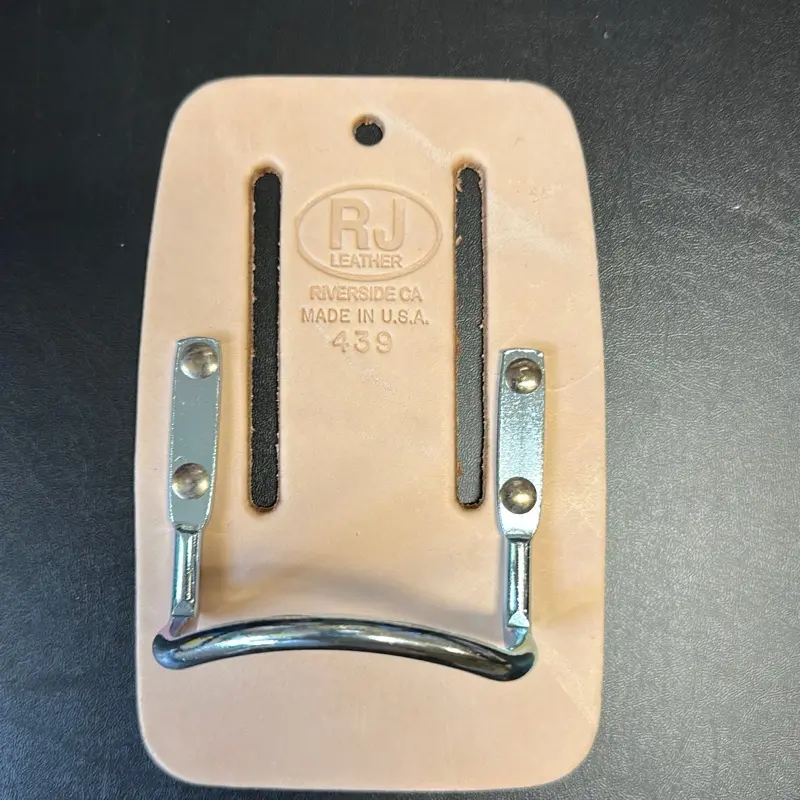 #439 Top Grain Steel Hammer Holder
