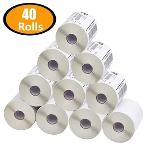 SJPACK 40 Rolls Direct Thermal Labels 4x6 Labels 250/Roll For Zebra 2844 Eltron ZP450