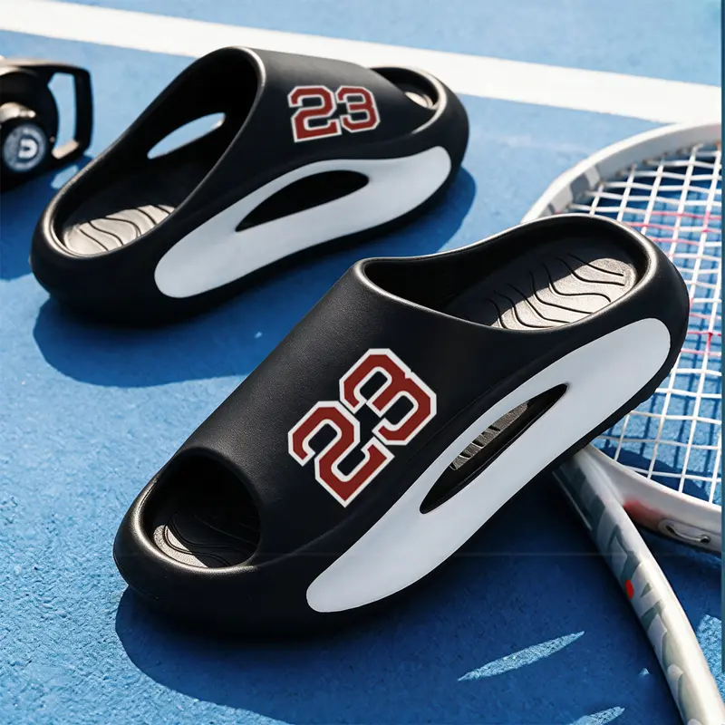 Back to School Essentials: Men's 23 Slides, Lightweight EVA Sandals, Quick Dry Non-Slip Shoes for Dorm, Campus & Everyday Wear