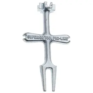 212 MAIN P.O. Plug Wrench, 8.2x4.6x1.3in Dimensions, Spin-Preventing Hand Tool, Prevents Spin