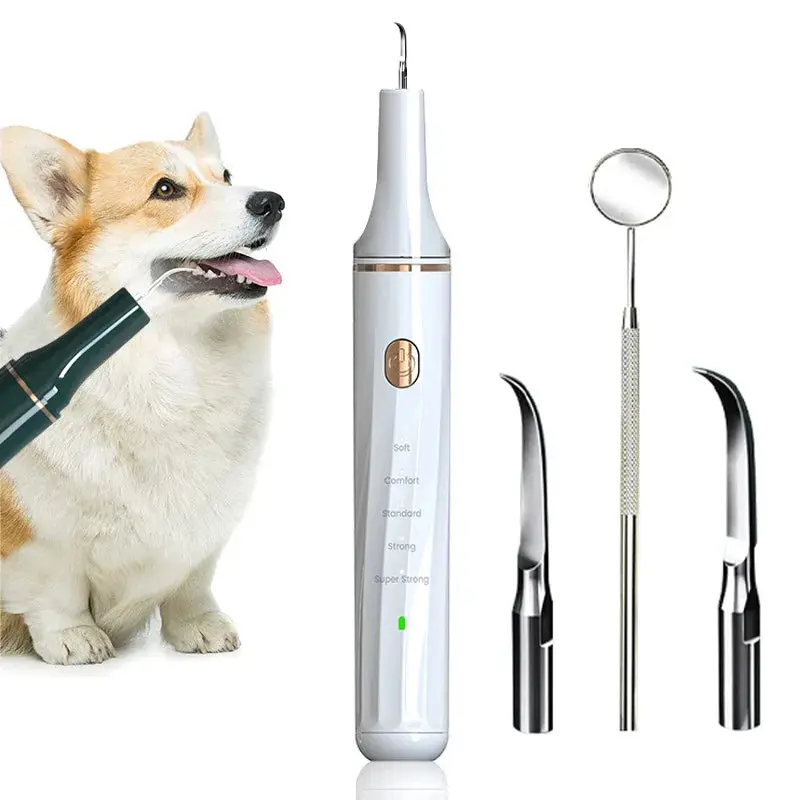 Ultrasonic Electric Dog Toothbrush – Professional Plaque & Calculus Removal for Pet Dental Care