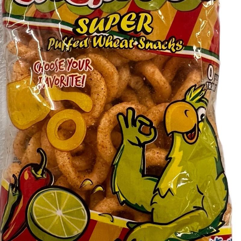 Mango Snack Kit with Chachitos Wheat Chips, Lucas Mango Powder, Lucas Mango Lollipop Powder, Spicy Mango Belts Candy, Mango Fruit Slices with Spicy Sour Chili Candy