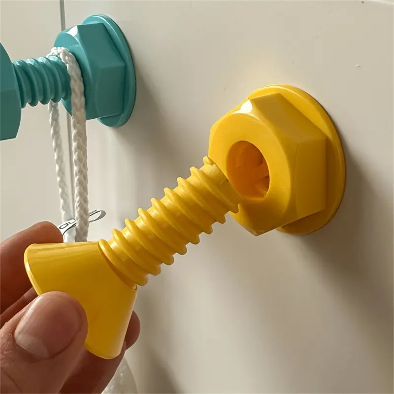 3pcs Small Hook, Creative Screw Hook, Plastic Hooks, Can Be Hung Behind Wall or Door, Used for Hanging Clothes and Caps, No Punching, Load Bearing Hanger, Wall & Room Decoration, Utility Hooks, Wall Mount Compatible