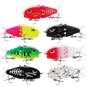 7pcs Mini Glide Bait for bass Fishing 0.23oz Multi Jointed Swimbait Artifixial Fishing Lure Slow Sinking Fishing Kure /FReshwater Saltwater Wobbler for Amazing Fishing Gear Gifts for Family Top-Tier Fishing Gear: Essentials for Anglers