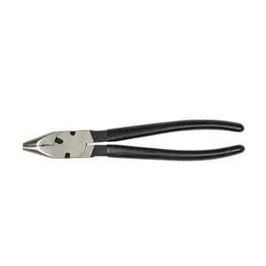 Seymour Midwest 41021 10 in. Round Nose Head Fence Pliers, Forged Steel Handles