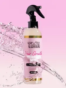 Daily Hair Growth Moisture Mist 8oz/240ml - Hydrate & Moisturize for All Hair Types - Revive Curls & Reduce Frizz - Haircare Essential