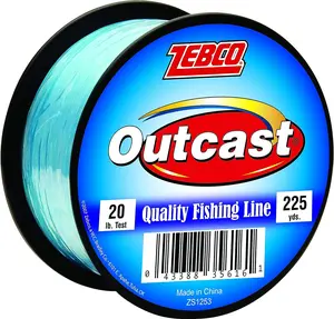 Outcast Monofilament Fishing Line: Low Memory, Low Stretch, High Tensile Strength
