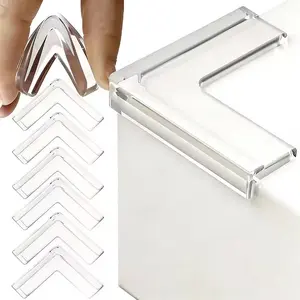 8-Piece Anti-Collision Corner Pads, Transparent Table Corner Protectors, Safety Guard Set, Durable Furniture Protection Accessories