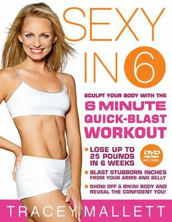 USED-Sexy in 6: Sculpt Your Body with the 6 Minute Quick-Blast Workout by Tracey Mallett (Hardcover)