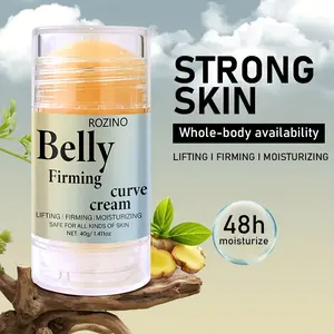 ROZINO Belly Firming & Lifting Cream Stick (40g) - Deep Hydrating Body Contouring Formula with 48H Moisture Lock, Skin Tightening Treatment for Tummy, Neck & Body, Non-Greasy Fast Absorbing Texture