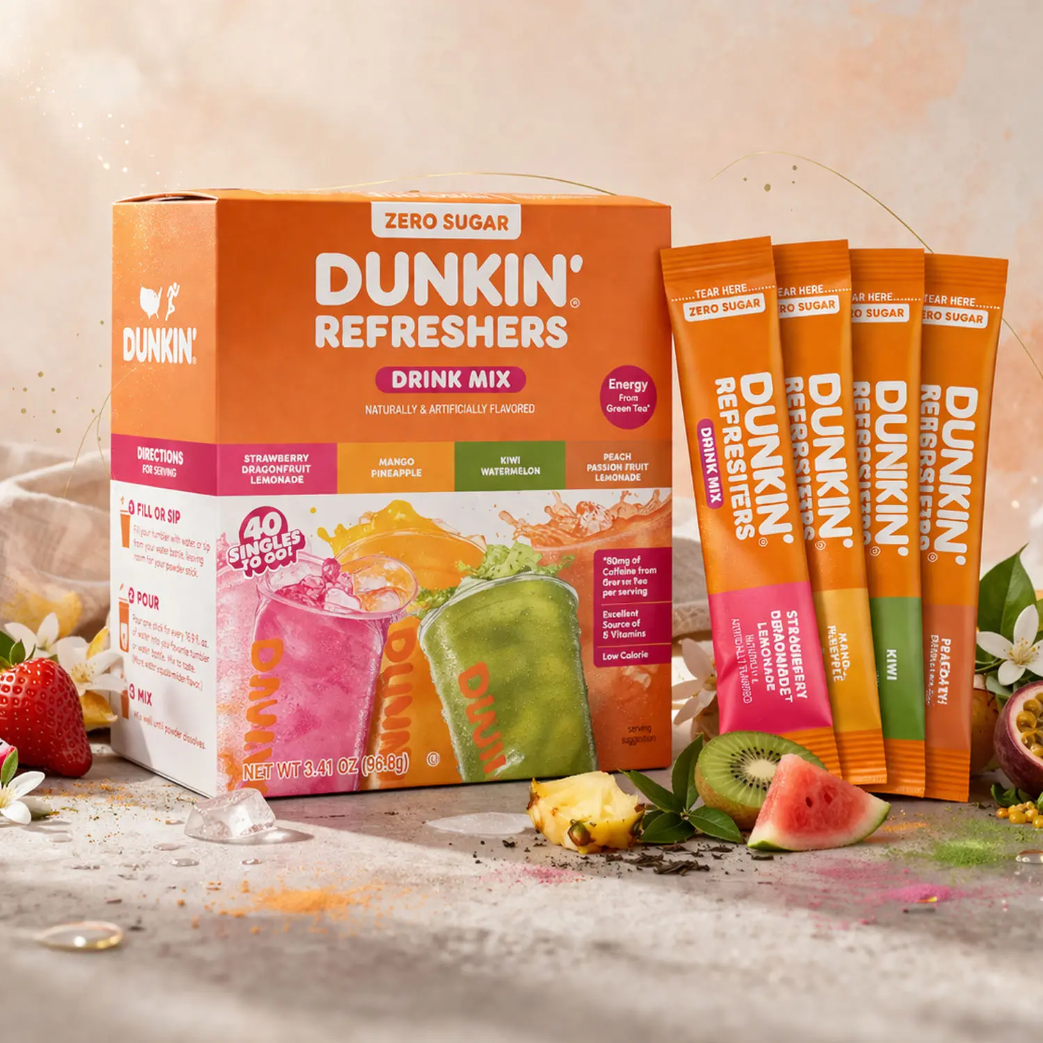 40 flavor packets