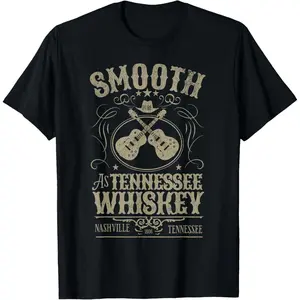 Smooth As Tennessee Whiskey Country Music Bourbon Vintage T-Shirt