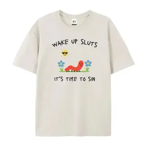 Wake Up Slts T-Shirt funny animal shirt meme graphic tee sarcastic t-shirt cursed tshirt unhinged humor top viral t-shirt women's