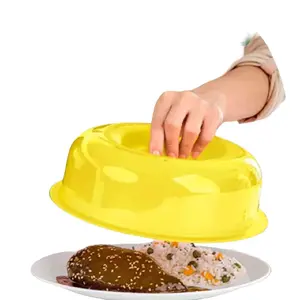 Domo crista flash Amarillo tapa para platos que cubre tu comida de las ondas del microwave