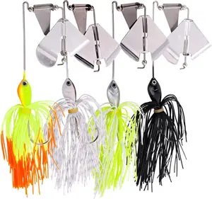 Fishing Lures Buzzbait Spinnerbait Jigs Lure for Bass Pike Fishing