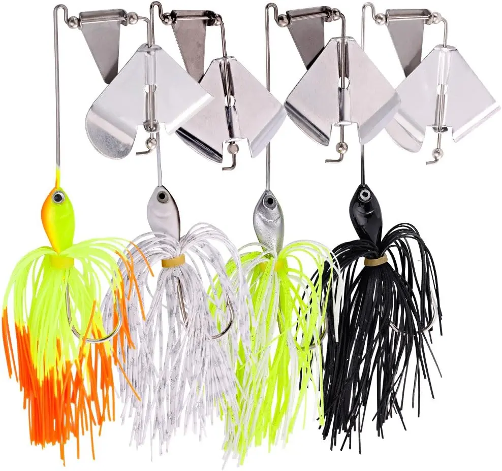 Fishing Lures Buzzbait Spinnerbait Jigs Lure for Bass Pike Fishing