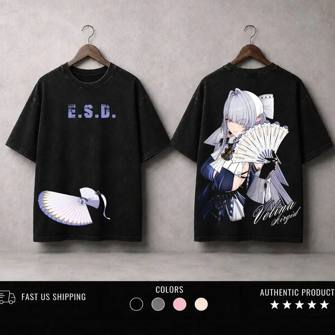 Velina Airgid - Zenless Zone Zero Washed Tshirt, Sweatshirt, Hoodie ZZZ game Oversize 2 Sided Cotton unisex graphic Tshirt, game movie Tops graphic tee, KG8