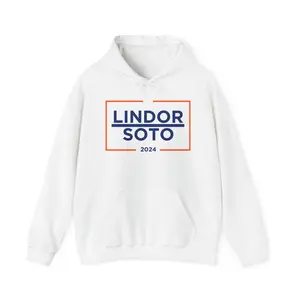 Lindor & Soto 2024 Mock Presidential Hoodie - Mets