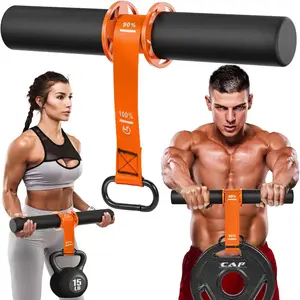 Forearm Strengthener & Wrist Roller - Forearm Strength Trainer with Thickened Anti-Slip Grip Handles&Adjustable Strap,  for Forearm Exercising, Boosting Grip Strength,  Building
