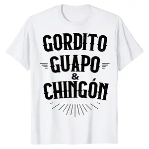 Summer t Shirts Chubby, Handsome and Awesome - Funny Mexican T-Shirt