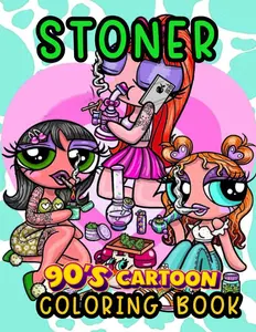 Stoner Coloring Book: Unique Trippy Psychedelic Colouring Pages for Adults, Paperback