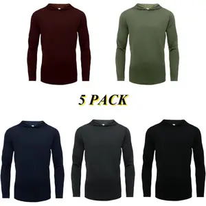 Men's UPF 50+ Sun Protection Hoodie Long Sleeve T Shirts Pack Quick Dry Athletic Running Activewear Workout 330lbs TikTok Shop Black Friday Deal Sweatwear