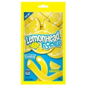3x Lemonhead Ropes Peg Bag 3oz Lemon