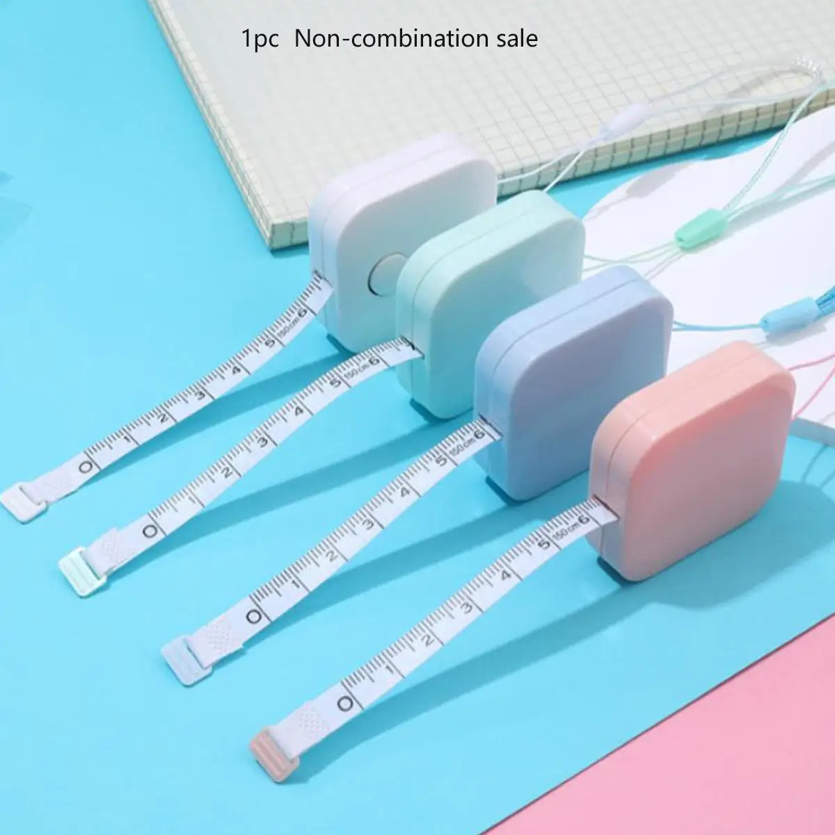 Portable Measuring Tape with Hanging Rope, Household Retractable Tape Measure for Body Cloth Sewing, Clothes Measuring Tape for Tailor, Hand Measuring