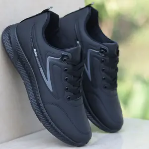 (New)New 2026 Autumn Breathable Casual Running Black Sneakers for Men, Ideal for Dropshipping And Sports Fashion