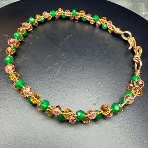 Gold Wire Braided Bracelet