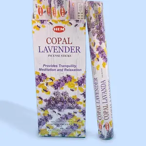 Copal Lavender Scented Incense Sticks, 1 Pack Home Fragrance for Aromatherapy, Meditation