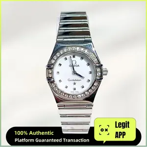Omega Constellation 22.5mm Stainless Steel Original Diamond Bezel & White MOP Dial 21122022