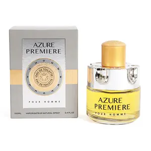 Azure Premiere Eau De Toilette Natural Spray Cologne for Men 100ml/3.4fl.oz. - Fragrance for Men