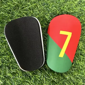 Football Shin Guard, 1 Pair Football Shin Guard with Adjustable Elastic Strap, Football Training Equipment, Soccer Training Equipment for Adults & Teens, Football Accessories