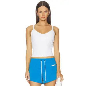 Vuori All The Form V-neck Tank in White