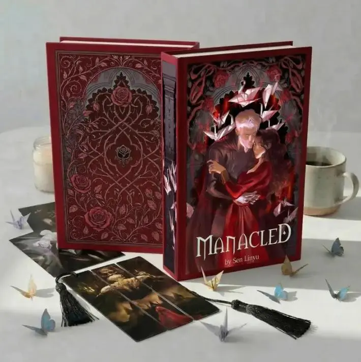 Manacled Book Collector Edition, Sprayed Edges, Illustrations, Art Prints (Gift Set)