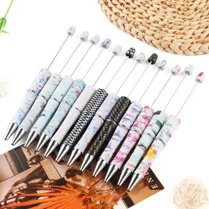 Flower Pattern DIY Printing Pen, 12pcs/set DIY Personalized Pen, School Office Supplies, Stationery Gift, Aesthetic Pens, Writing Stationery