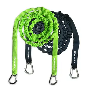 WAVESRX AnchorMate BowTether Bungee Line | Boat Bungee Dock Lines for Boats, PWCs & Kayaks | Absorbs Shock from Swells & Wind, Prevents Anchor Dislodging | Perfect for Anchoring, Mooring & Tethering