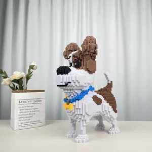 Puppy dog-Multi color compressed link small building block series