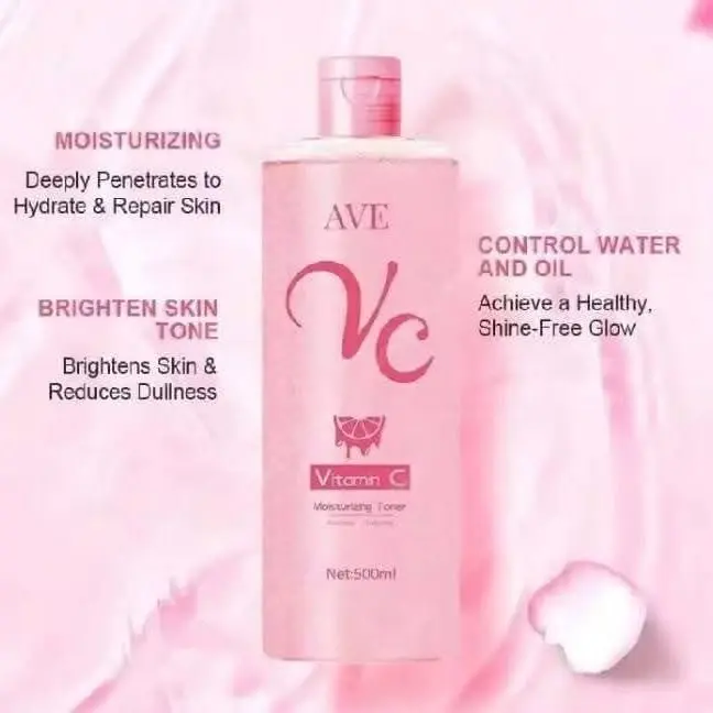 AVE VC Vitamin C Moisturizing Toner 500ml | Hydrating & Soothing